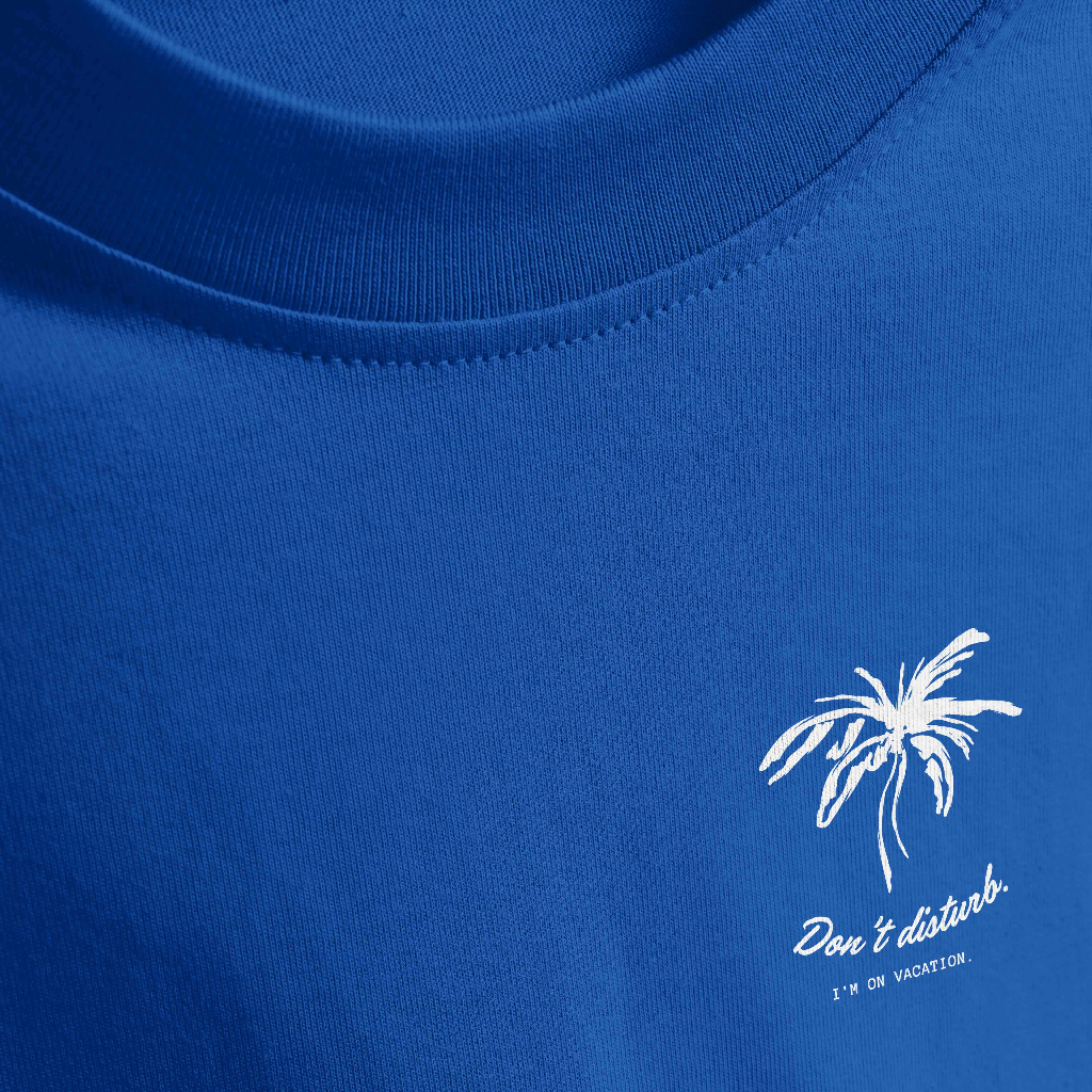 Áo Thun Vacation Premium Unisex Nam Nữ| Form Rộng Unisex 250GSM - Ảnh 5