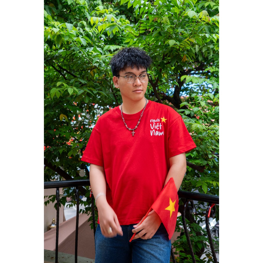 Áo Thun Horizon "Người Việt Nam Sao Vàng" Premium Unisex Nam Nữ| Form Rộng Unisex 250GSM - Ảnh 7