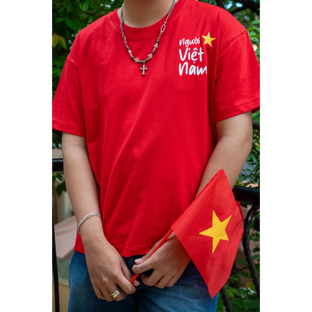 Áo Thun Horizon "Người Việt Nam Sao Vàng" Premium Unisex Nam Nữ| Form Rộng Unisex 250GSM - Ảnh 6