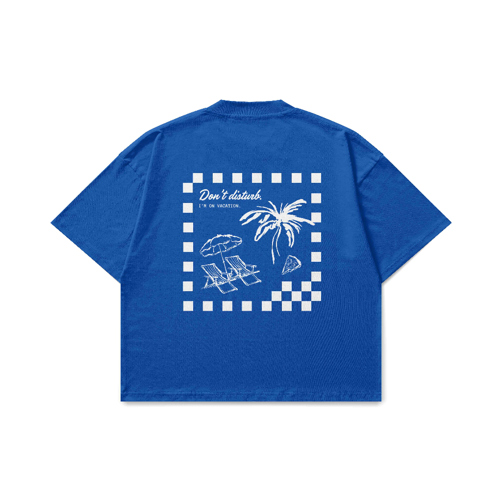 Áo Thun Vacation Premium Unisex Nam Nữ| Form Rộng Unisex 250GSM - Ảnh 3