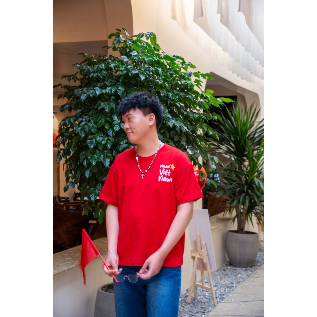 Áo Thun Horizon "Người Việt Nam Sao Vàng" Premium Unisex Nam Nữ| Form Rộng Unisex 250GSM - Ảnh 8