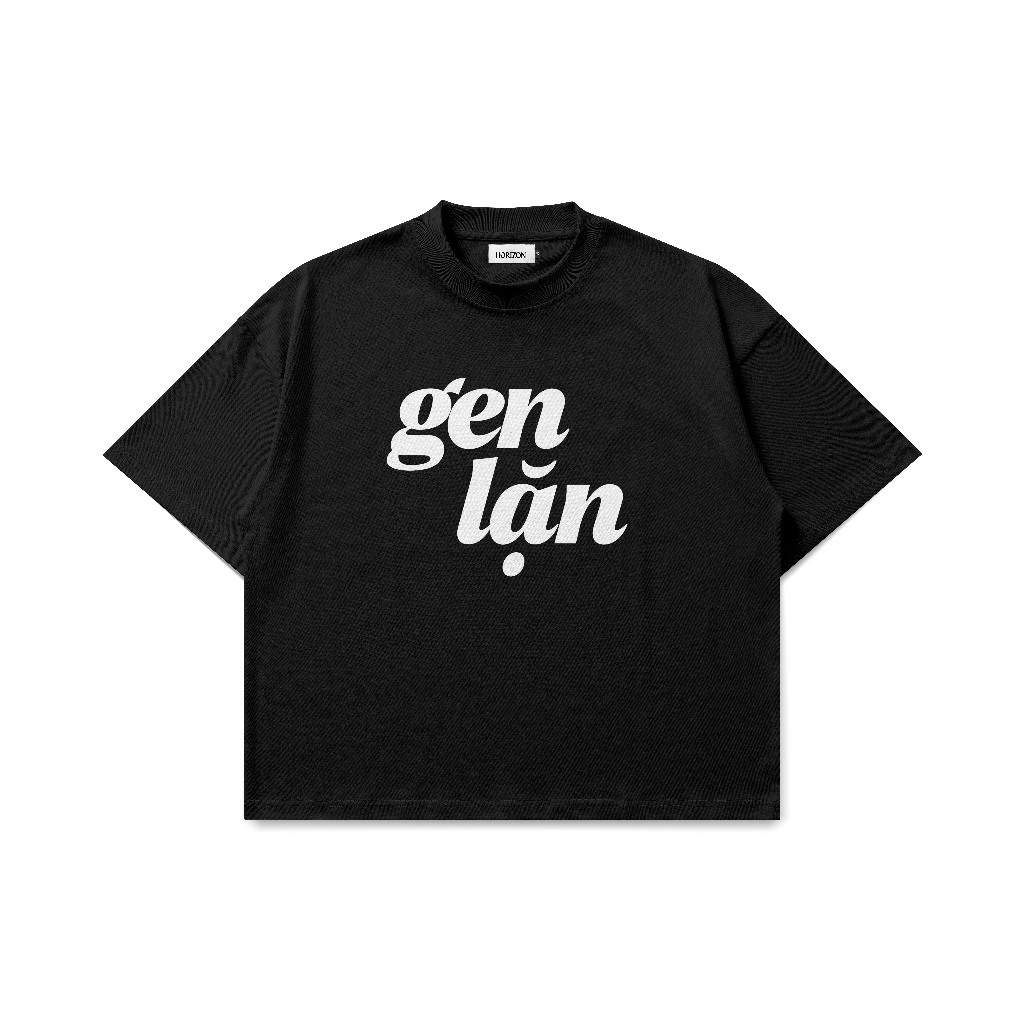 Áo Thun Horizon Gen Lặn Premium Unisex Nam Nữ| Form Rộng Unisex 250GSM